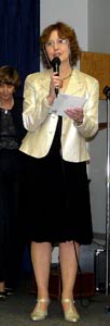faye at mic