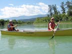faye and walt canoeing