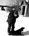 faye and bonnie at farm